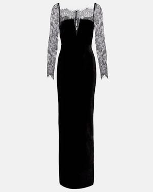 Roland Mouret Lace Gown - Black