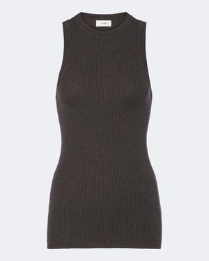 Lisa Yang Tanktop Amya Aus Baumwolle Und Kaschmir - Schwarz