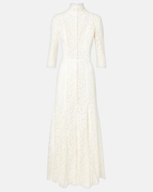Costarellos Lace Gown - White