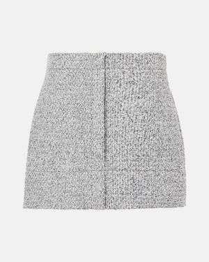 Proenza Schouler Label Elise Boucle Miniskirt - Grey