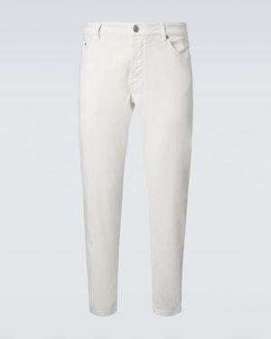 Brunello Cucinelli Jeans Rectos - Blanco