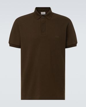 Tod's Polohemd Aus Baumwolle - Grün