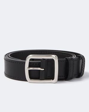 Prada Guertel Aus Leder - Schwarz