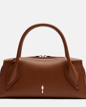Christian Louboutin Venus Mini Leather Tote Bag - Brown