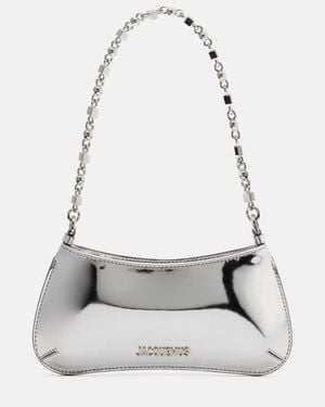 Jacquemus Bisou Small Mirrored Shoulder Bag - Gray