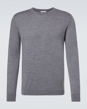 Allude Pullover Aus Schurwolle - Grau