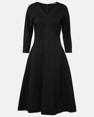 Max Mara Midas Jersey Midi Dress - Black