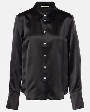 Asceno Tulum Silk And Wool Shirt - Black