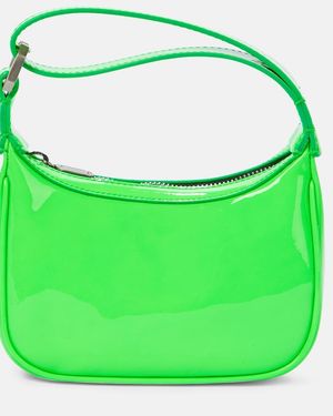Eera Pochette Moonbag Mini En Cuir Verni - Vert