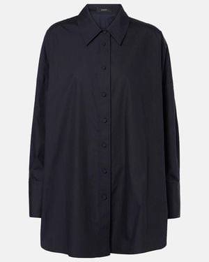 JOSEPH Comete Cotton Poplin Shirt - Blue
