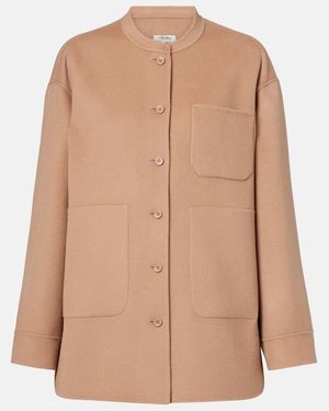 Max Mara Costanza Virgin Wool Jacket - Brown