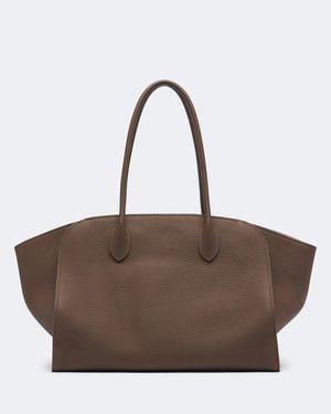 The Row Cabas Marlo 14 En Cuir - Marron