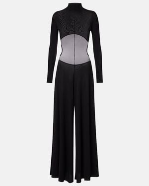 Alaïa Flared Jumpsuit - Black