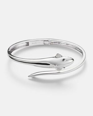 Yvonne Léon Requin 9Kt Bangle With Diamonds - White