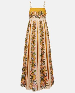 FARM Rio Off- Tropical Lightness Sleeveless Maxi Dress, Tropical Lightness  Off in White | Lyst Canada