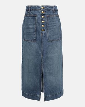 Ulla Johnson Bea Denim Skirt - Blue