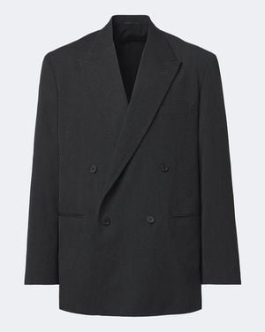 A.PRESSE Blazer Aus Wolle - Schwarz