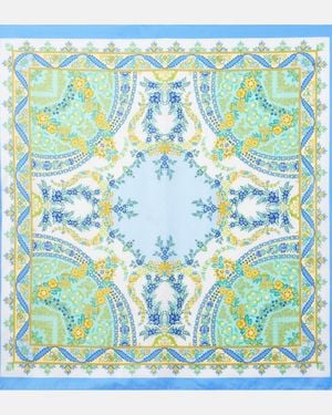 Etro Tuch Aus Seiden-Twill - Grün