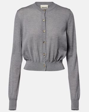 KHAITE Cardigan Tansy Aus Wolle Und Kaschmir - Grau