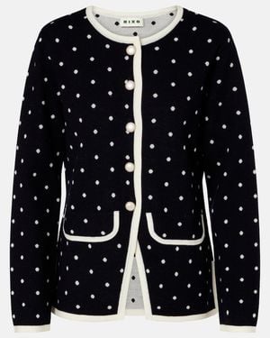 RIXO London Cardigan Mirja Aus Einem Wollgemisch - Schwarz