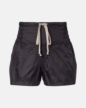 Rick Owens Mid-Rise Shorts - Blue