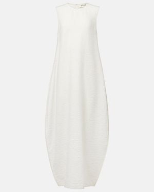 Rohe Silk-Blend Maxi Dress - White