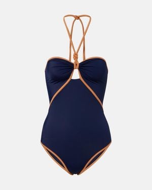 Johanna Ortiz Badeanzug Mit Cut-Outs - Blau