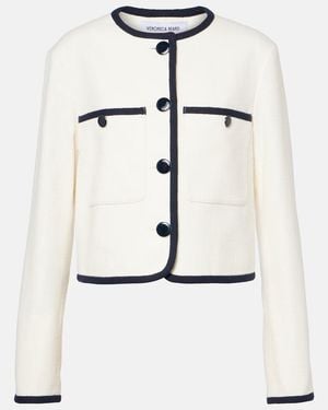 Veronica Beard Beale Cotton-Blend Jacket - White
