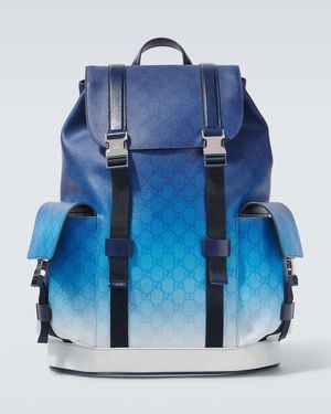 Gucci Chroma Gg Large Backpack - Blue