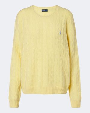 Polo Ralph Lauren Pullover Aus Wolle Und Kaschmir - Gelb