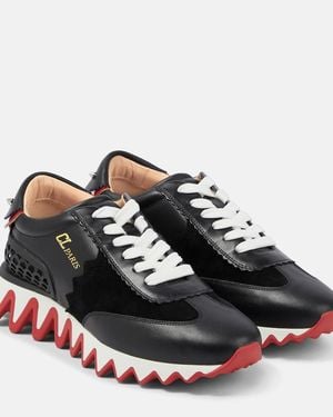 Christian Louboutin Loubishark Donna Leather Trainers - Black