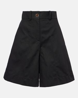 Patou Cotton Shorts - Black