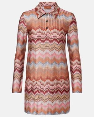 Missoni Zigzag Minidress - Red