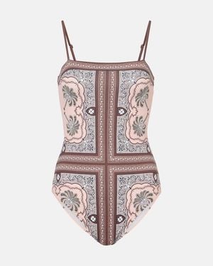 La DoubleJ Elle Printed Swimsuit - Pink