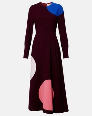ROKSANDA Withiel Printed Crepe Midi Dress - Red