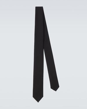 Balenciaga Wool Tie - Black