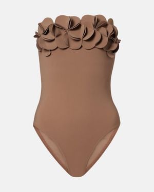 Karla Colletto Badeanzug Tess - Braun