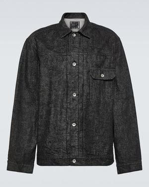 Sacai X Beyondexx Denim Blouson Jacket - Black