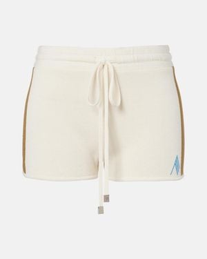 The Attico Cotton Shorts - Natural