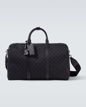 Gucci Weekender Gg Aus Canvas - Schwarz