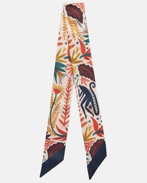 Etro Tuch Aus Seiden-Twill - Weiß