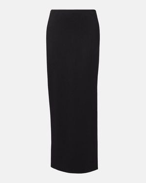 KHAITE Lilth Crepe Jersey Pencil Skirt - Black