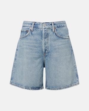Agolde Shorts Dame De Denim - Azul