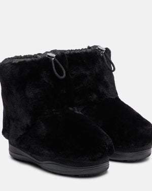 Bogner La Plagne Shearling Snow Boots - Black
