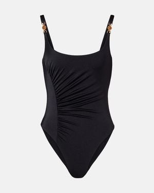 Versace Badeanzug Medusa '95 - Schwarz