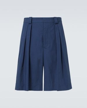 King & Tuckfield Short En Coton - Bleu