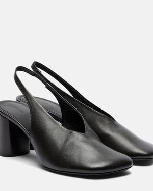 Lemaire Slingback-Pumps Glove Aus Leder - Schwarz