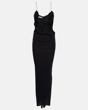 Christopher Esber Molded Venus Jersey Maxi Dress - Black