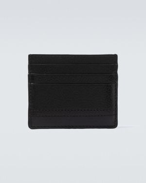 Lemaire Gear Leather Card Holder - Black