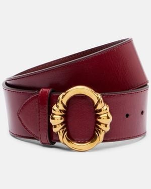 Etro Leather Belt - Red